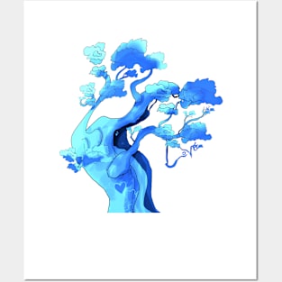 Fantasy tree Posters and Art